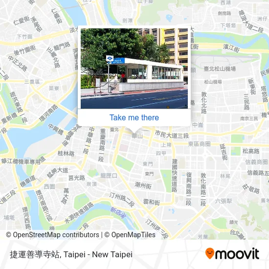 捷運善導寺站 map