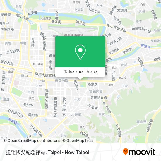 捷運國父紀念館站 map
