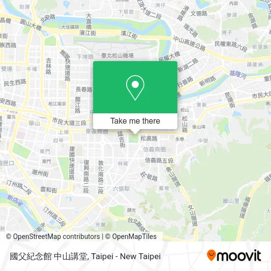 國父紀念館 中山講堂地圖