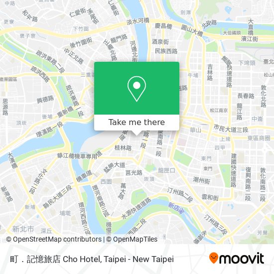 町．記憶旅店 Cho Hotel map