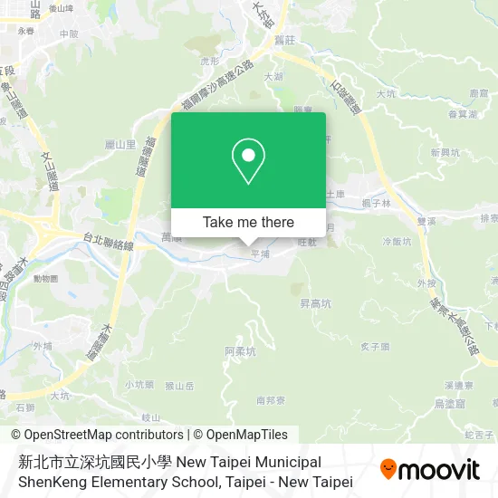 新北市立深坑國民小學 New Taipei Municipal ShenKeng Elementary School map