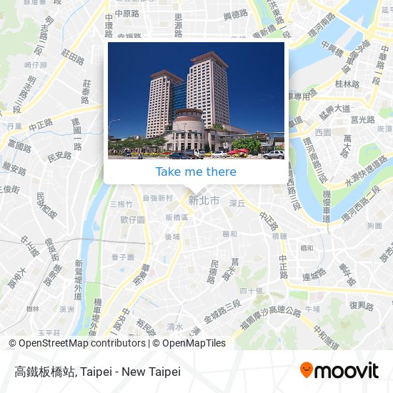 高鐵板橋站 map