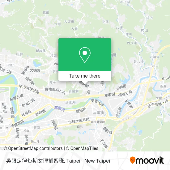 吳限定律短期文理補習班地圖