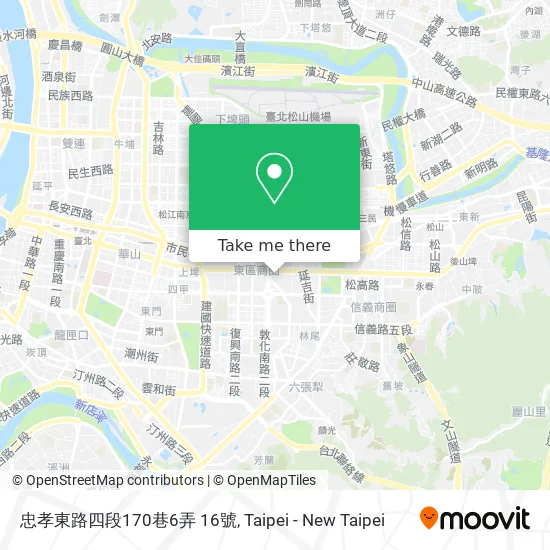 忠孝東路四段170巷6弄 16號 map