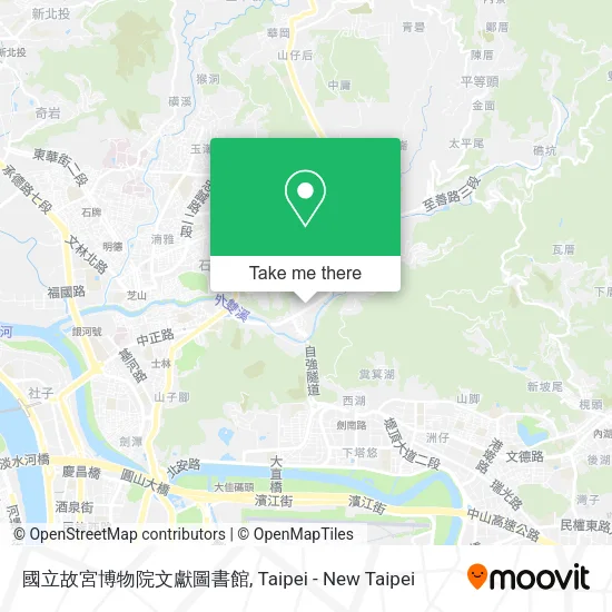 國立故宮博物院文獻圖書館地圖