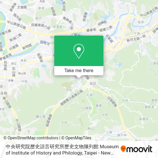 中央研究院歷史語言研究所歷史文物陳列館 Museum of Institute of History and Philology地圖