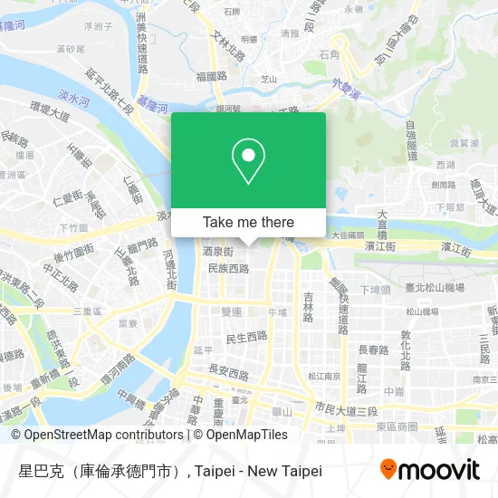 星巴克（庫倫承德門市） map