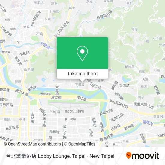 台北萬豪酒店 Lobby Lounge map