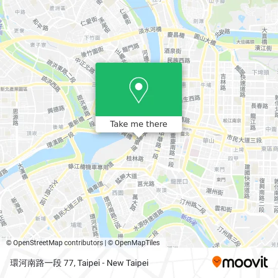 環河南路一段 77 map