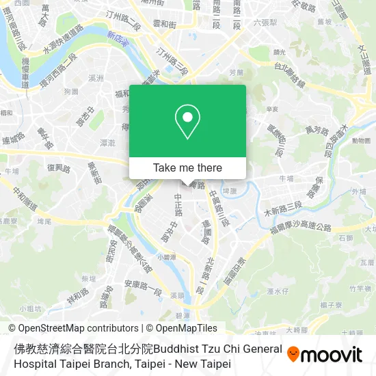 佛教慈濟綜合醫院台北分院Buddhist Tzu Chi General Hospital Taipei Branch地圖