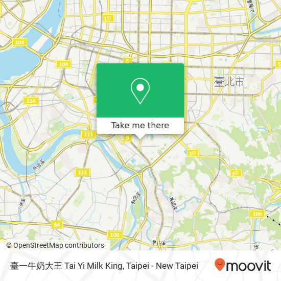 臺一牛奶大王 Tai Yi Milk King map
