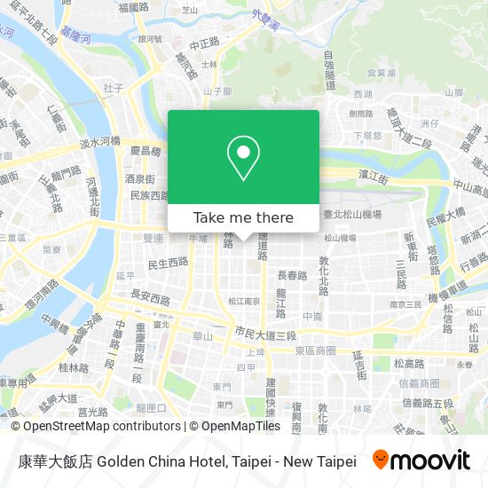 康華大飯店 Golden China Hotel map