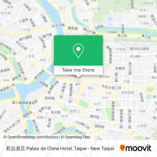 君品酒店 Palais de Chine Hotel map