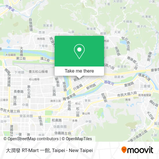 大潤發 RT-Mart 一館地圖