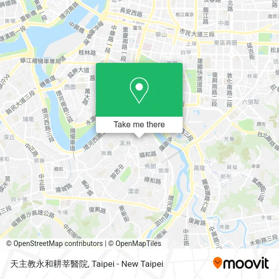 天主教永和耕莘醫院地圖