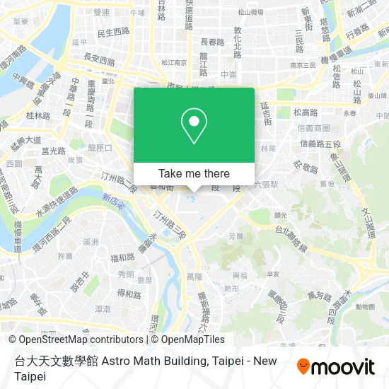 台大天文數學館 Astro Math Building地圖