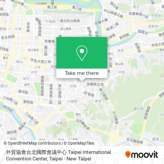 外貿協會台北國際會議中心  Taipei International Convention Center map