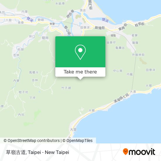 草嶺古道 map