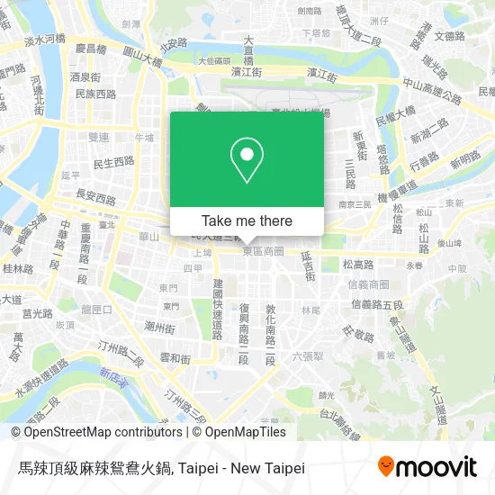 馬辣頂級麻辣鴛鴦火鍋地圖