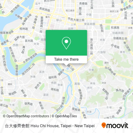 台大修齊會館 Hsiu Chi House map