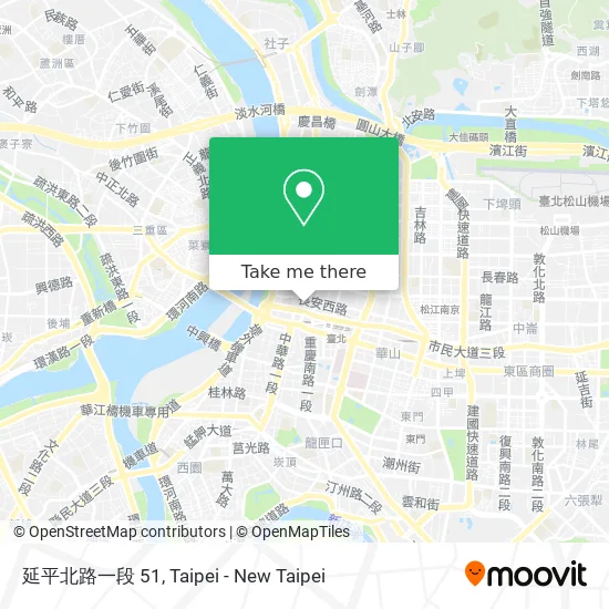 延平北路一段 51 map