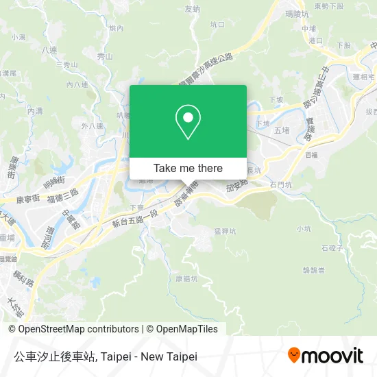 公車汐止後車站地圖