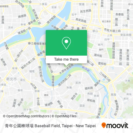 青年公園棒球場 Baseball Field地圖