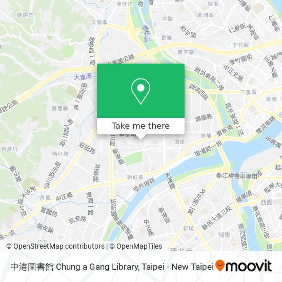 中港圖書館 Chung a Gang Library map