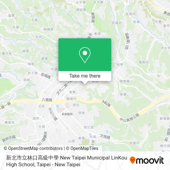 新北市立林口高級中學 New Taipei Municipal LinKou High School地圖