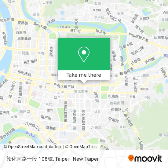 敦化南路一段 108號 map