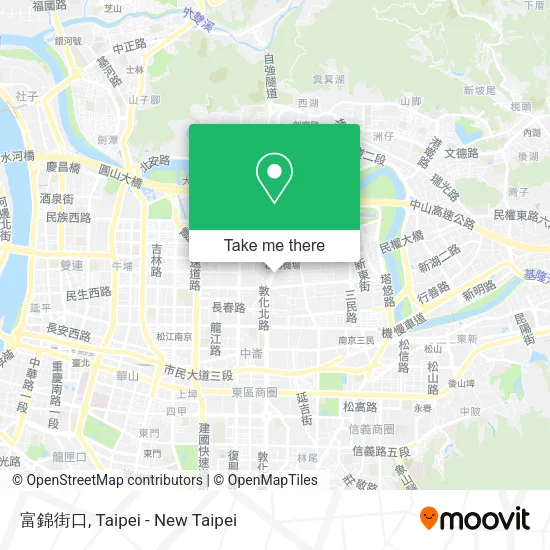 富錦街口 map