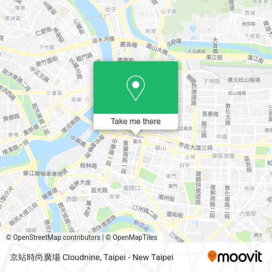 京站時尚廣場 Cloudnine地圖
