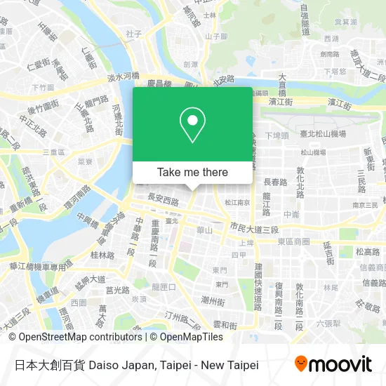 日本大創百貨 Daiso Japan地圖