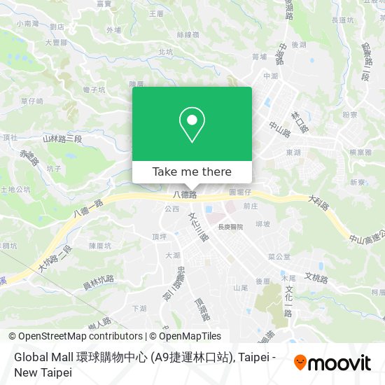 Global Mall 環球購物中心 (A9捷運林口站) map
