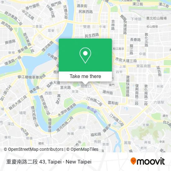 重慶南路二段 43 map