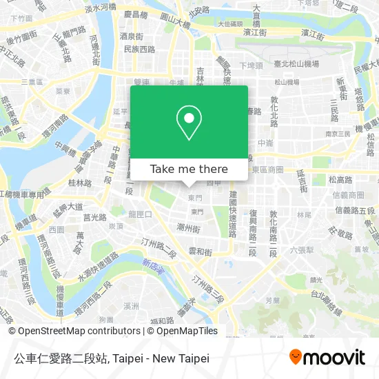 公車仁愛路二段站 map