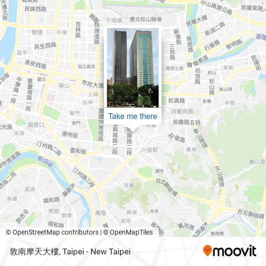 敦南摩天大樓地圖