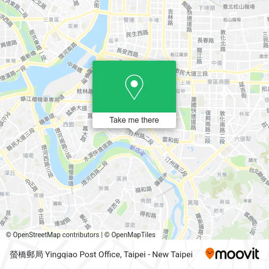螢橋郵局 Yingqiao Post Office map