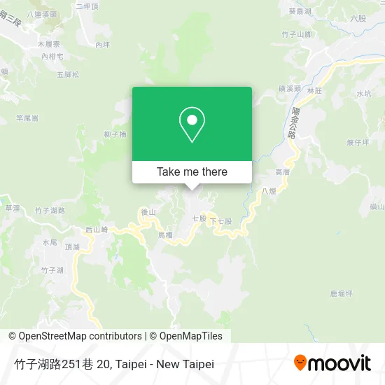 竹子湖路251巷 20地圖