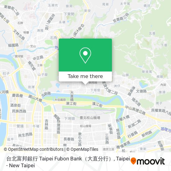 台北富邦銀行 Taipei Fubon Bank（大直分行） map