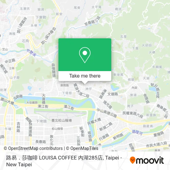 路易．莎咖啡 LOUISA COFFEE 內湖285店地圖