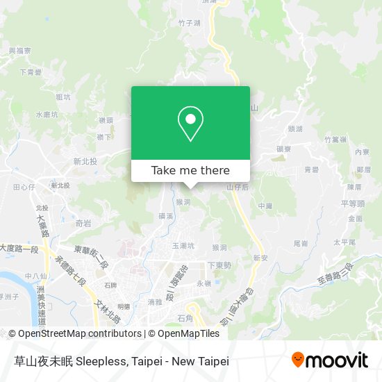 草山夜未眠 Sleepless map