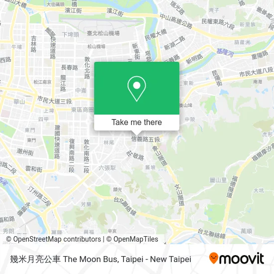 幾米月亮公車 The Moon Bus map