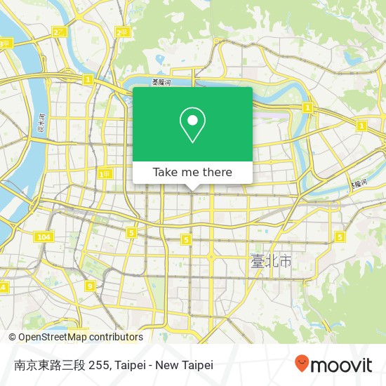 南京東路三段 255 map