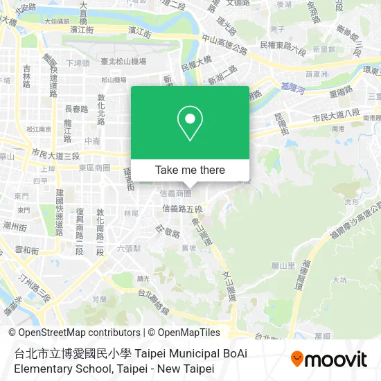 台北市立博愛國民小學 Taipei Municipal BoAi Elementary School地圖
