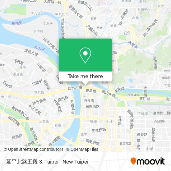延平北路五段 3 map
