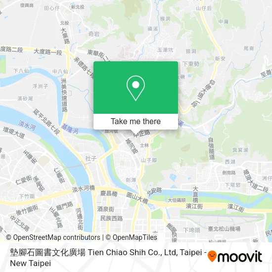 墊腳石圖書文化廣場 Tien Chiao Shih Co., Ltd map