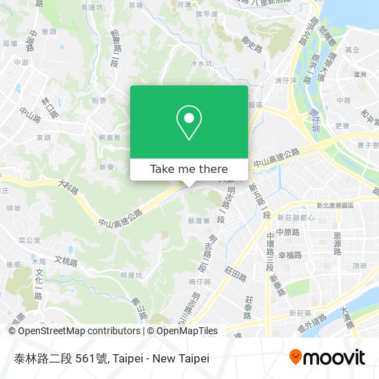 泰林路二段 561號 map