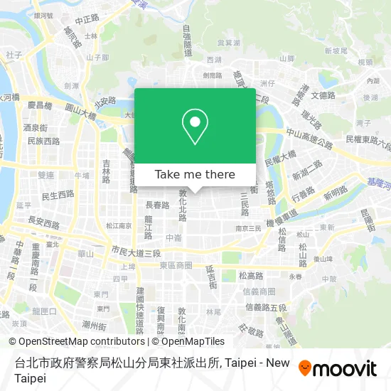 台北市政府警察局松山分局東社派出所 map