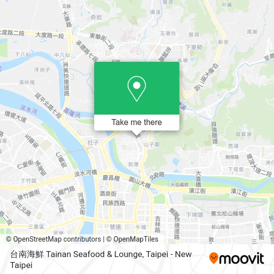 台南海鮮 Tainan Seafood & Lounge map